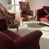 مبلمان هفت نفره|مبلمان خانگی و میز عسلی|شیراز, میرزاکوچک خان|دیوار