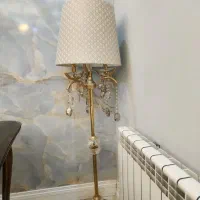 آباژور پایه بلند کریستال