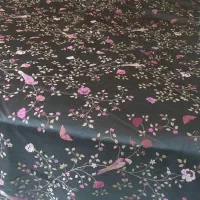 روتختی ساتن ترک خاص بایک جفت روبالشیش تمام گلدوزی