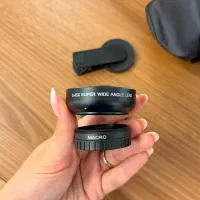 لنز کلیپسی موبایل زومی مدل Super Wide Angle 0.45X|دوربین عکاسی و فیلم‌برداری|نور, |دیوار