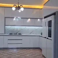 کابینت پیش ساخته فلز چوب. ساختنی. سفارشی