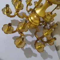 چراغ آویز پانزده شاخه|لوستر و چراغ آویز|میانه, |دیوار