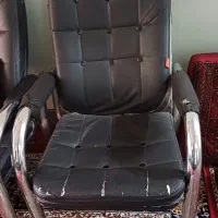 صندلی راحتی استیل مبله