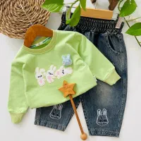 ست بلوز و شلوار جین خرگوش