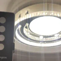 لوستر کارکرده 3 حالته ریموت دار در حد نو|لوستر و چراغ آویز|تهران, هفت حوض|دیوار