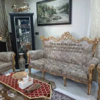 مبل سلطنتی ۷ نفره + مبل میز ناهارخوری ۸ نفره|مبلمان خانگی و میز عسلی|داران, |دیوار