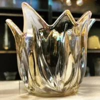 حباب شمعدان برنز شامپاینی