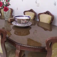 میز ناهارخوری ، چوب راش ، ۸ نفره ، سالم