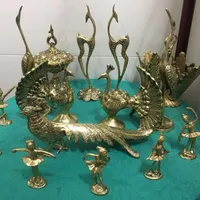 دکوری طاووس برنزی(برنزیجات آنتیک ۵۰۵۰)