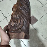 مجسمه چوبی خاص و دست تراش مرد ریش دار دکور کلاسیک|صنایع دستی و سایر لوازم تزئینی|تهران, زرکش|دیوار