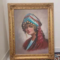 تابلو رنگ و روغن با قاب