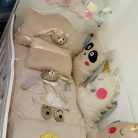 روتختی کودک به همراه پنج بالش وکیسه خواب