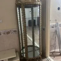 بوفه برنجی ساعت برنجی میز تی وی