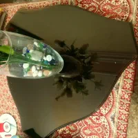 شیشه متلثی میز عسلی