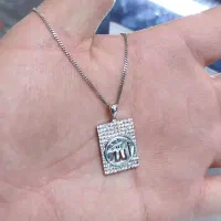 گردنبند نقره زنانه هدیه روز مادر|جواهرات|شیراز, شاهچراغ|دیوار