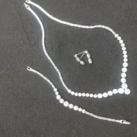 ست نقره دستبند گوشواره سیاه قلم
