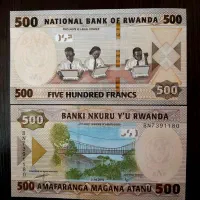 اسکناس ۵۰۰ فرانک کشور رواندا