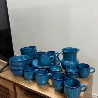 سرویس ابگوشت خوری سفالی