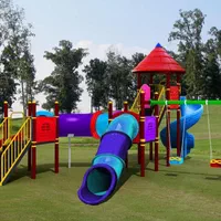 مجموعه بازی پلی اتیلن تاب و سرسره یک پارکی ویلاباغ|اسباببازی|تهران, فتح|دیوار