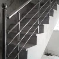 نرده استیل  بامارک حک شده