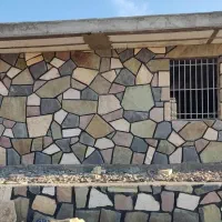 بنایی دیوار باسنگ مالن و لاشه|خدمات پیشه و مهارت|زنجان, |دیوار