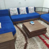 مبل هفت نفره چوب روسی|مبلمان خانگی و میز عسلی|تهران, خاوران|دیوار
