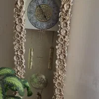 زیر تلویزیون و بوفه و ساعت کرم رنگ|بوفه، ویترین، کنسول|جوانرود, |دیوار