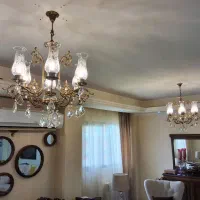 یک جفت لوستر برنز ۶شاخه