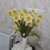 چند شاخه گل نرگس مصنوعی