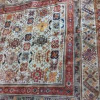 قالیچه ابریشم ۹متری باطرح ورنگ زیبا