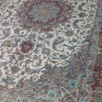 فرش ۹متری دست بافت پشم ۴رنگ ابریشم