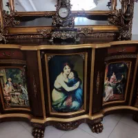 کنسول و آیینه آنتیک|بوفه، ویترین، کنسول|پردیس, فاز ۲|دیوار