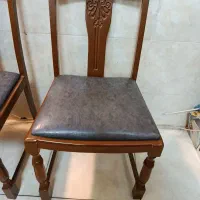 یک جفت صندلی چوبی چوب راش کاملا سالم|صندلی و نیمکت|کرج, گلشهر|دیوار