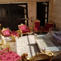 ست مبلمان سلطنتی و میز غذاخوری و ویترین|مبلمان خانگی و میز عسلی|تهران, شهرک شریعتی|دیوار