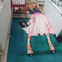 فرش 6متری دیبا در حد نو