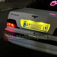 چراغ سقف و پلاک لیمویی