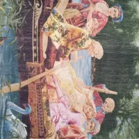 تابلوفرش قایق عشق