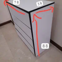 دراور چهار کشو سفید