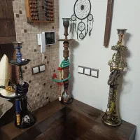 قلیان..قلیون سه عدد اصل و نو