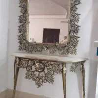 آینه کنسول اصل تمام برنز