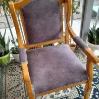 ۳عددمبل یاصندلی طوسی روکش عوض شده سالم.تخفیف جزئی|مبلمان خانگی و میز عسلی|قائم‌شهر, |دیوار