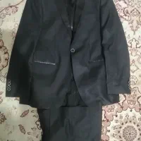 کت شلوار مشکی ترک .48.50