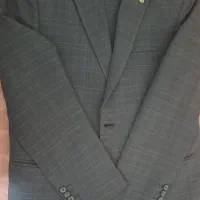 کت وشلوار آبی کاربنی