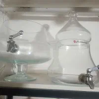 کلمن شیشه ای دو طبقه ای