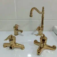 شیرآلات طلایی ست کامل قیمت بسیار ارزان