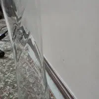 گلدان شیشه ای بامبو