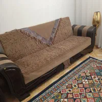 مبل تخت خواب شو ۱۰ نفره|مبلمان خانگی و میز عسلی|رشت, جماران|دیوار