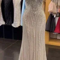 لباس مجلسی سنگ دوزی شده|لباس|ساوه, |دیوار