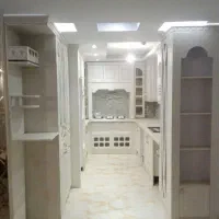 دکوراسیون داخلی عرشیا طراح و مجری سیستم آشپزخانه|کتابخانه، شلف، قفسه‌های دیواری|هشتگرد, هشتگرد قدیم|دیوار