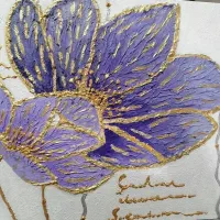 تابلو دکوراتیو برجسته بنفش